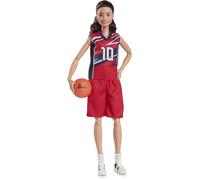 Barbie Signature Doll, Sue Bird con vestiti uniformi n. 10 e accessorio da basket