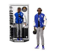 Barbie Signature - LeBron James Kenbassadors, bambola da collezione del campione NBA con giacca in stile college e accessori inclusi, cuffie e occhiali da sole, 6+ anni, HRM33