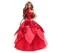 Barbie - Signature, Magia delle Feste 2022, Bambola dai Capelli Ondulati Castano Chiaro, Giocattolo per Bambini 6+ Anni, HBY05