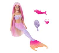 BARBIE SIRENA COLORI DEL MARE, BAMBOLA CON EFFETTO CAMBIA COLORE