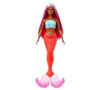 Barbie Sirena Con Capelli Magenta E Bianchi Bambola