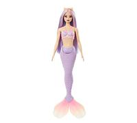 Barbie Sirena Con Capelli Rosa E Viola Bambola