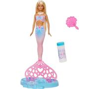 Barbie Sirenetta Bolle di Sapone con capelli con ciocche colorate