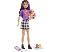 Bambola SKIPPER BABYSITTER Maglietta CUORE Barbie Originale MATTEL GRP11