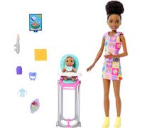 Barbie Skipper Bambola e Playset con Accessori Babysitter Set a Tema