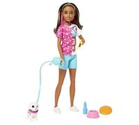 Barbie - Skipper Primi Lavori, playset con bambola dogsitter e cagnolino, 5 accessori, Giocattolo per Bambini 3+ Anni, HKD77