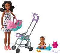 BARBIE SKIPPER STROLLER PLAYSET AA ACC NUOVO