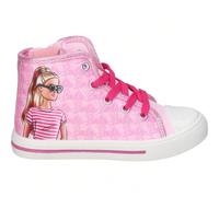 BARBIE Sneakers Alte - Sneaker per Bambini con Licenza Ufficiale Barbie Design - Colore Rosa - Sneaker per Bambina Barbie Comode e di Alta Qualità - Tela con Lacci - Massimo Supporto - Modello BA00200
