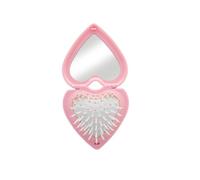 Barbie - Spazzola per borsa con specchio integrato - Da portare ovunque con sé - Prodotto ufficiale Mattel