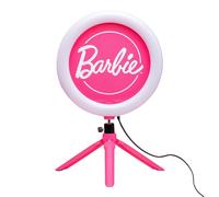 Barbie Streaming Light - Luce ad anello regolabile con licenza ufficiale con sup