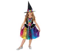 Barbie Strega Carina Costume Elegante Licenziato Per Bambine Con Bambola Barbie
