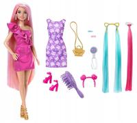 BARBIE SUPER CHIOMA ABITO ROSA ART.JDC85