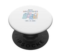 Barbie - Tavola da skate retrò per giochi invernali PopSockets PopGrip Adesivo