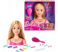 Barbie testa di styling bionda con 20 accessori per capelli HMD88