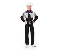Barbie The Movie - Ken, bambola del fim Barbie da collezione con outfit nero e f