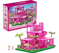 Barbie The Movie - MEGA - Casa dei Sogni, set da costruire di 1795 pezzi da collezione, include 4 mini bambole, mobili, cucina, piscina e accessori, giocattolo per bambini, 10+ anni, HPH26