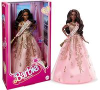 Barbie The Movie Presidente, bambola del film collezione con scintillante abito rosa e fascia inclusa, giocattolo per bambini, 3+ anni, HPK05