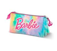 Barbie Tie Dye-Astuccio Triplo, Multicolore, 23 x 11 cm