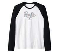 Barbie - Together We Shine - Design Pastello Tie Dye Maglia con Maniche Raglan