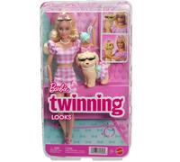 BARBIE TWINNING LOOKS FASHIONISTA CON CAGNOLINO FASHION ACCESSORI MATTEL JFP36