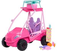 Barbie - Ultimate Beach Buggy, set veicolo con 10 accessori inclusi tra cui sdraio e asciugamano, ispirato alla serie Mysteries: Beach Detectives, giocattolo per bambini, 3+ anni, JFV68