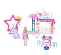 Chelsea Barbie Doll and Baby Pegasus Playset, Winged Horse Toys, Barbie A Touch