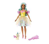 Barbie Doll with Fairytale Outfit and Pet Inspired by Barbie A Touch of Magic, T