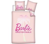Barbie Unstoppable Rosa Poliestere Copripiumino E Federa Singolo (Stati Uniti
