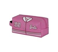 Barbie Varsity-Borsa da Toilette da Viaggio Brick PLUS, Rosa, 27 x 13 cm
