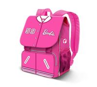 Barbie Varsity-Zaino Espandibile EXP, Rosa, 21 x 33 cm, Capacità 28 L