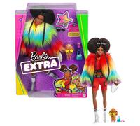 Barbie Xtra Arcobaleno Cappotto Bambola 1, Presenta 15 Styling Pezzi Inclusi