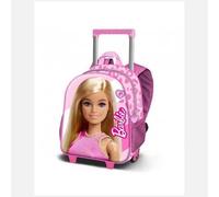BARBIE ZAINETTO 3D CON RUOTE TROLLEY PRESCOLARE KARACTERMANIA ASILO SCUOLA 07160