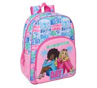 BARBIE - Zaino scolastico per bambini, adattabile a carrello, ideale per bambini in età scolastica, comodo e versatile, qualità e resistenza 33 x 14 x 42 cm