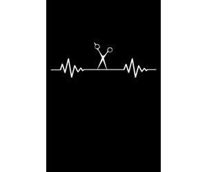 Barbiere: Acconciatura del parrucchiere |Notebook Din A5 6x9 pollici |Libro di scrittura del diario Planner |120 pagine |Libro di lubrificazione tratteggiata