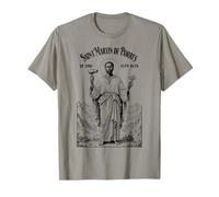 Barbiere Parrucchiere Patrono Saint Martin De Porres Parrucchiere Maglietta