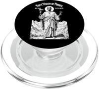 Barbiere Parrucchiere Patrono Saint Martin De Porres Parrucchiere PopSockets PopGrip per MagSafe