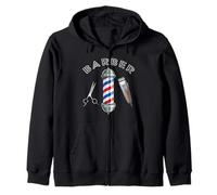 Barbiere Parrucchiere Taglio Capelli Ottenere Faded Barbiere palo Felpa con Cappuccio