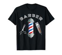 Barbiere Parrucchiere Taglio Capelli Ottenere Faded Barbiere palo Maglietta