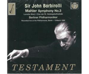 Barbirolli & Bpo - Mahler: Sym 3/Barbirolli: Elizab