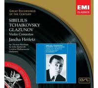 Barbirolli Sibelius/Glazunov/Tchaikovsky: Violin Concertos - Jascha Heifetz (CD)