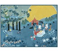 Barbo Toys - Puzzle Mumins Blue Art - Mumin Puzzle 1000 pezzi - Puzzle per adulti con illustrazioni della Valle Moomin - Immagini colorate del Troll Mumin 70 cm x 50 cm