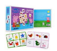 Barbo Toys- Peppa Pig-Mein Erstes Spiel, Lotto-Box, ab 3 Jahren Puzzle, Colore Ro, 1