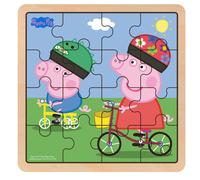 Barbo Toys Peppa Pig - Wooden Puzzle - Bikeride