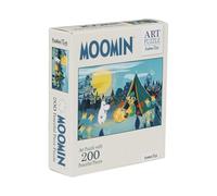 Barbo Toys - Puzzle d'arte Moomin a partire da 8 anni - 200 pezzi - Blu - Puzzle per adulti e adolescenti - Con illustrazioni dei Moomin