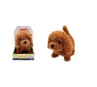 Barboncino di peluche a batterie - cammina, abbaia e scodinzola