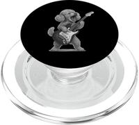 Barboncino giocattolo che suona la chitarra musica rock amante dei cani PopSockets PopGrip per MagSafe