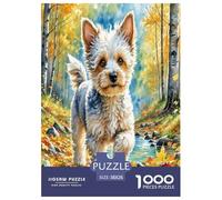 Barboncino nano Jigsaw Puzzle Impossibili 1000 Pezzi Animali fedeli Decorazione Per La Casa. Giochi Rilassamento E Intelligence Per Adulti E Bambini Da 12 Anni 38x26cm/1000pcs