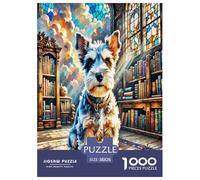 Barboncino nano Jigsaw Puzzle Impossible 1000 Pezzi Animali fedeli Decorazione Per La Casa. Rilassamento E Intelligence Per Adulti E Bambini Da 12 Anni 38x26cm/1000pcs