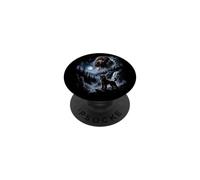 Barboncino retrò che ulula alla luna 90s Bootleg Meme Puppy Dog PopSockets PopGrip Adesivo