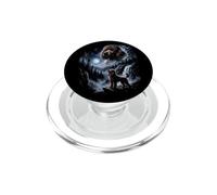Barboncino retrò che ulula alla luna 90s Bootleg Meme Puppy Dog PopSockets PopGrip per MagSafe